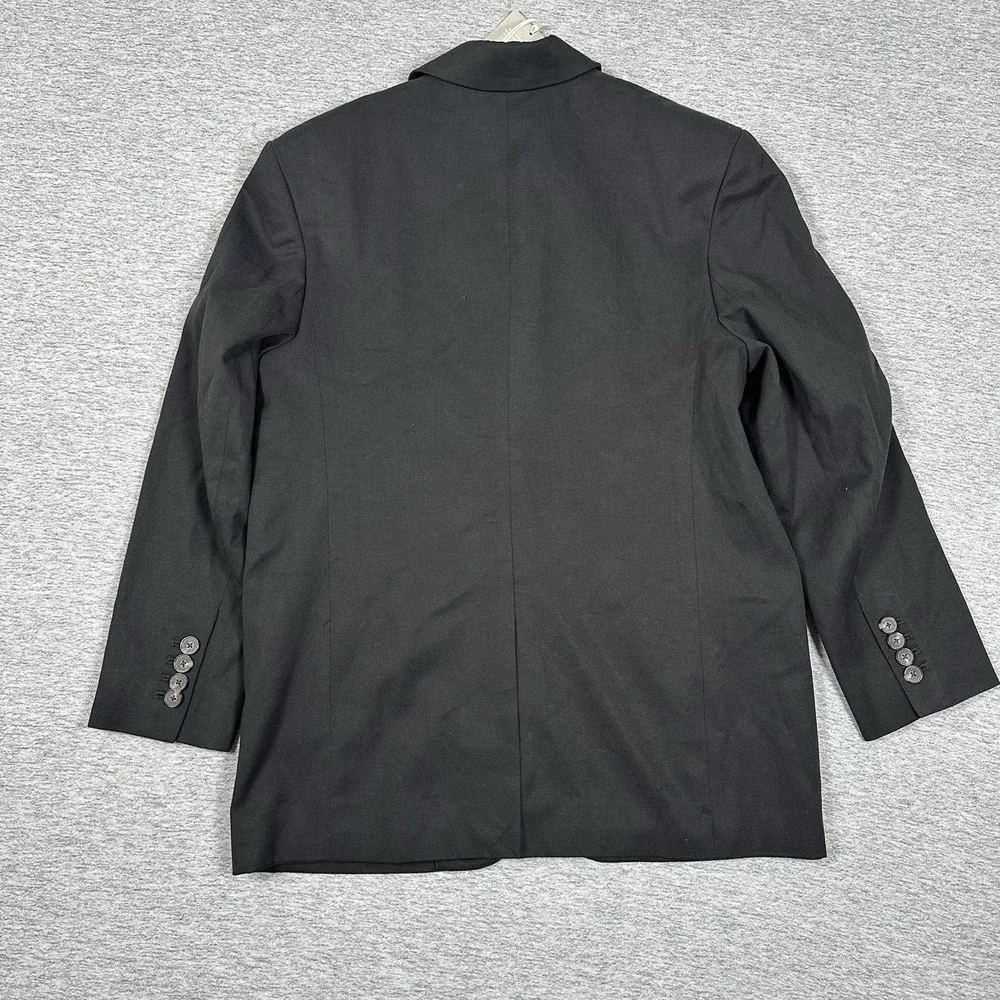 Everlane Blazer Jacket Womens Size 6 Black Oversized Three Button City NEW